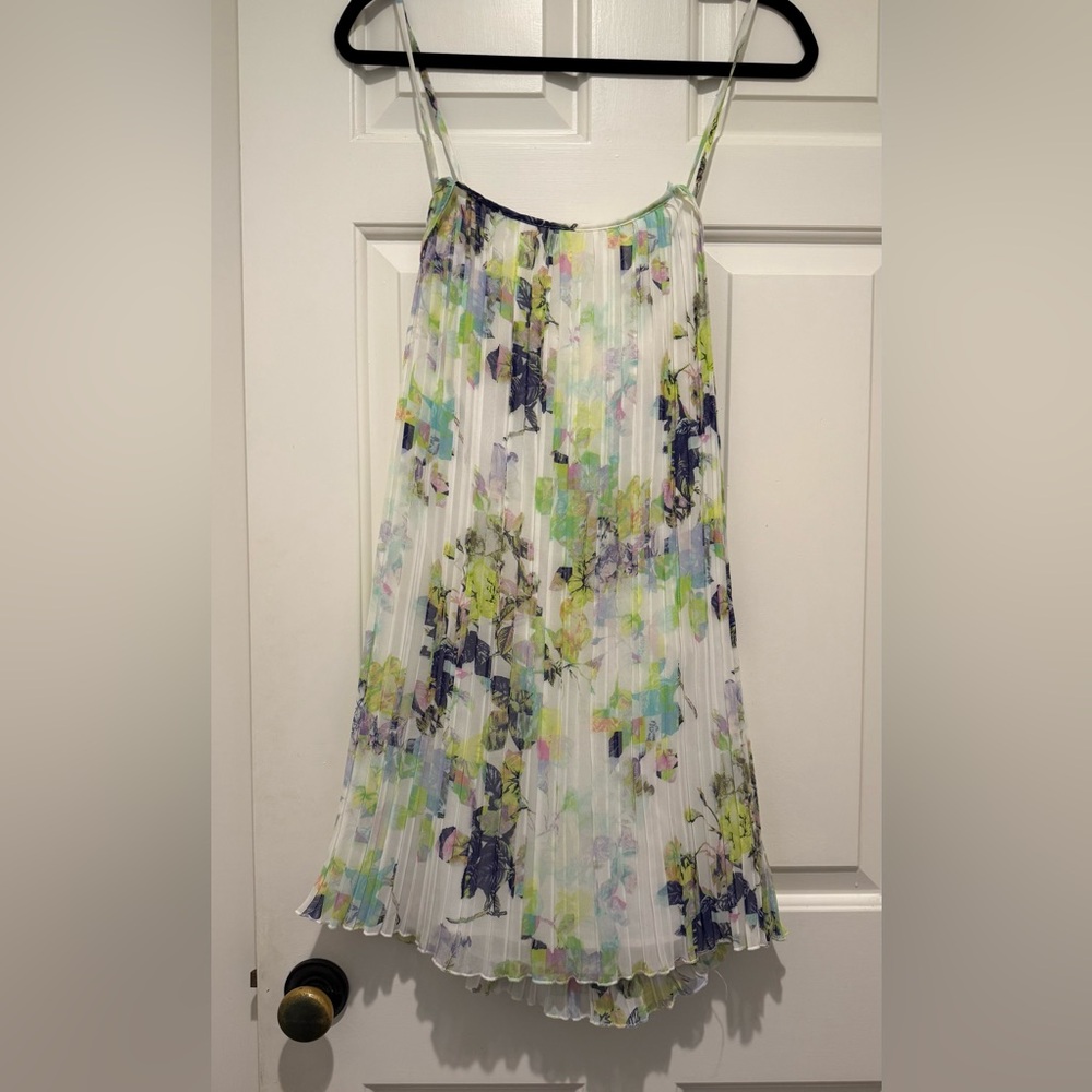 BCBG Watercolor Floral dress